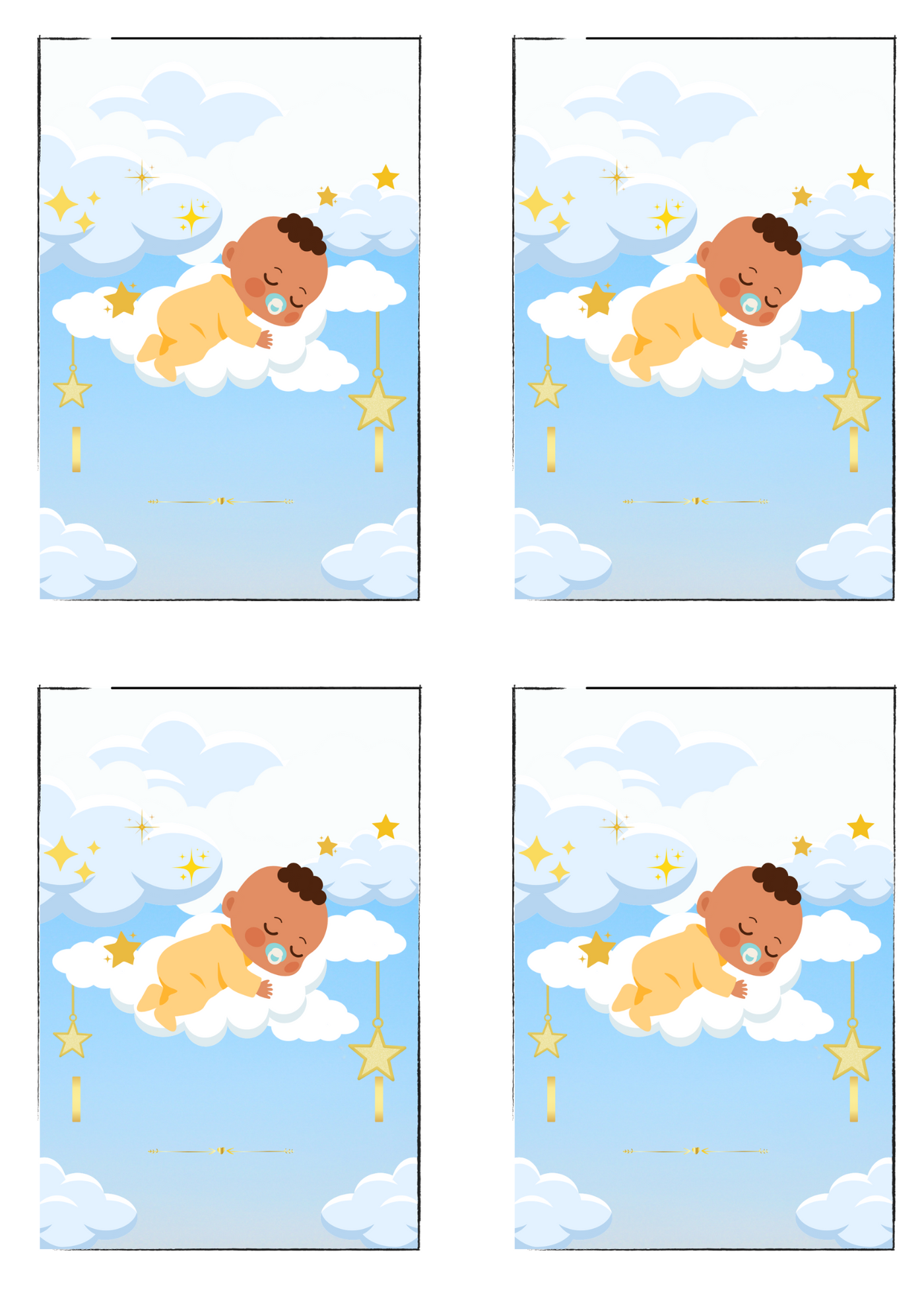 Digitale Capri-Sun-Sticker-Vorlage | Baby Taufe